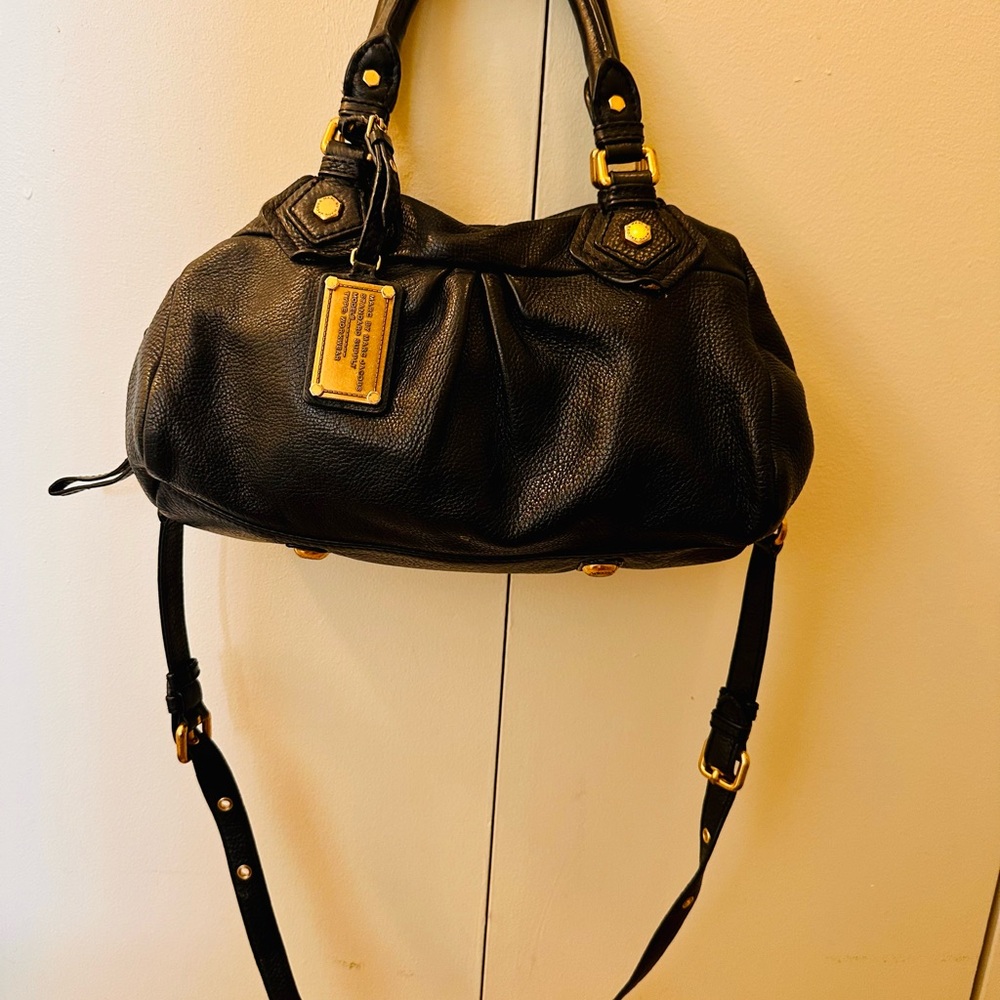 Marc Jacob’s Black Leather Shoulder Bag